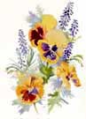 Pansies Painting by Denise Brown