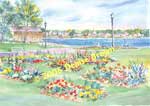 Prescott Park Painting by Denise Brown