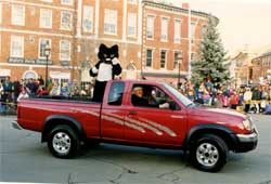 Ted in the Portsmouth Christmas Parade